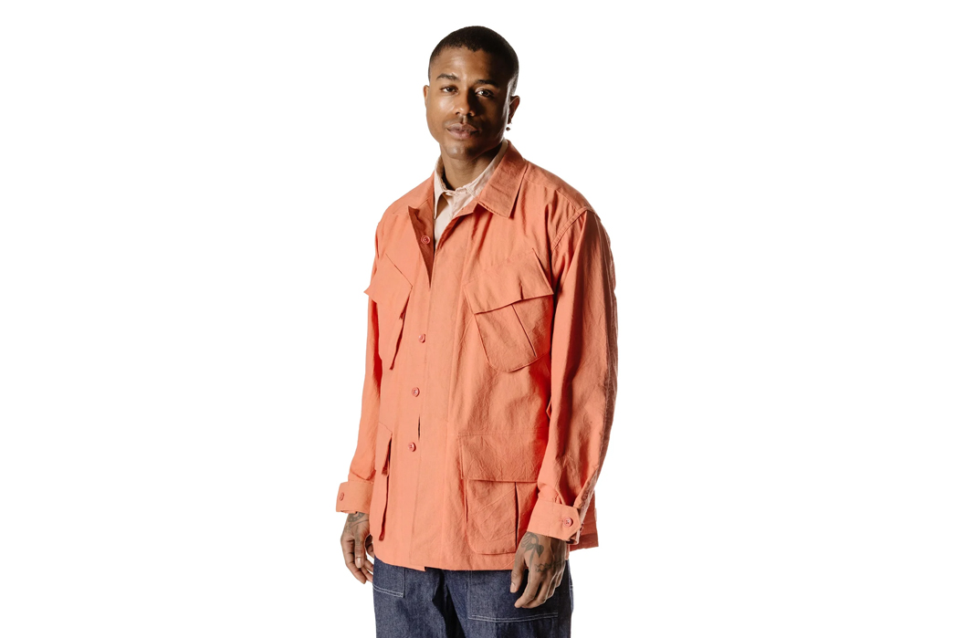 Engineered Garments Rendered its Jungle Jacket in Rust-Colored