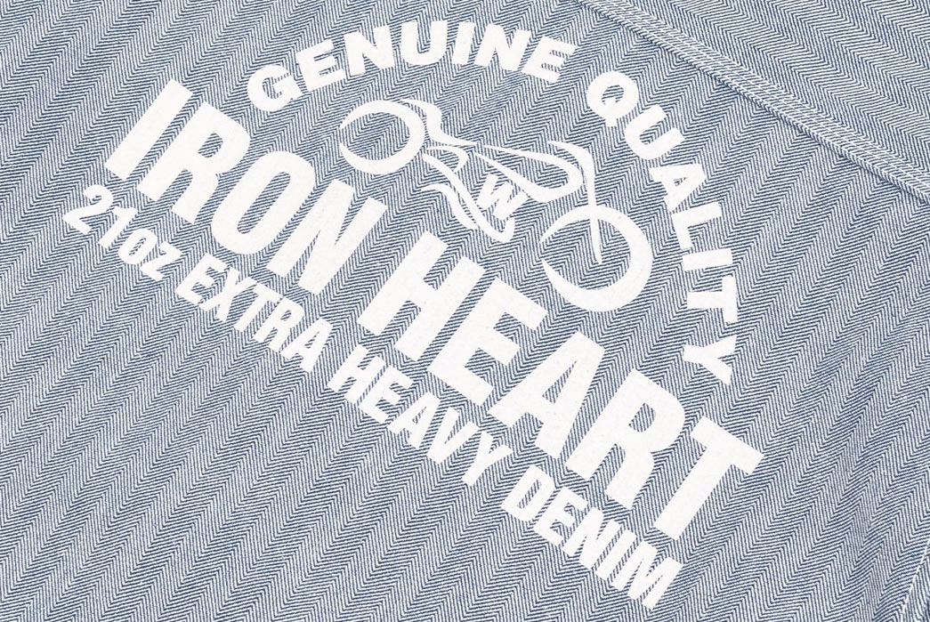 Get-the-Job-Done-in-Iron-Heart's-14-oz.-Herringbone-Work-Jacket-back-application