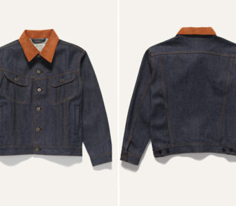 Ginew-Updates-its-Thunderbird-Jacket-with-Vidalia-Mills-Denim-for-2023-Front-and-back 2