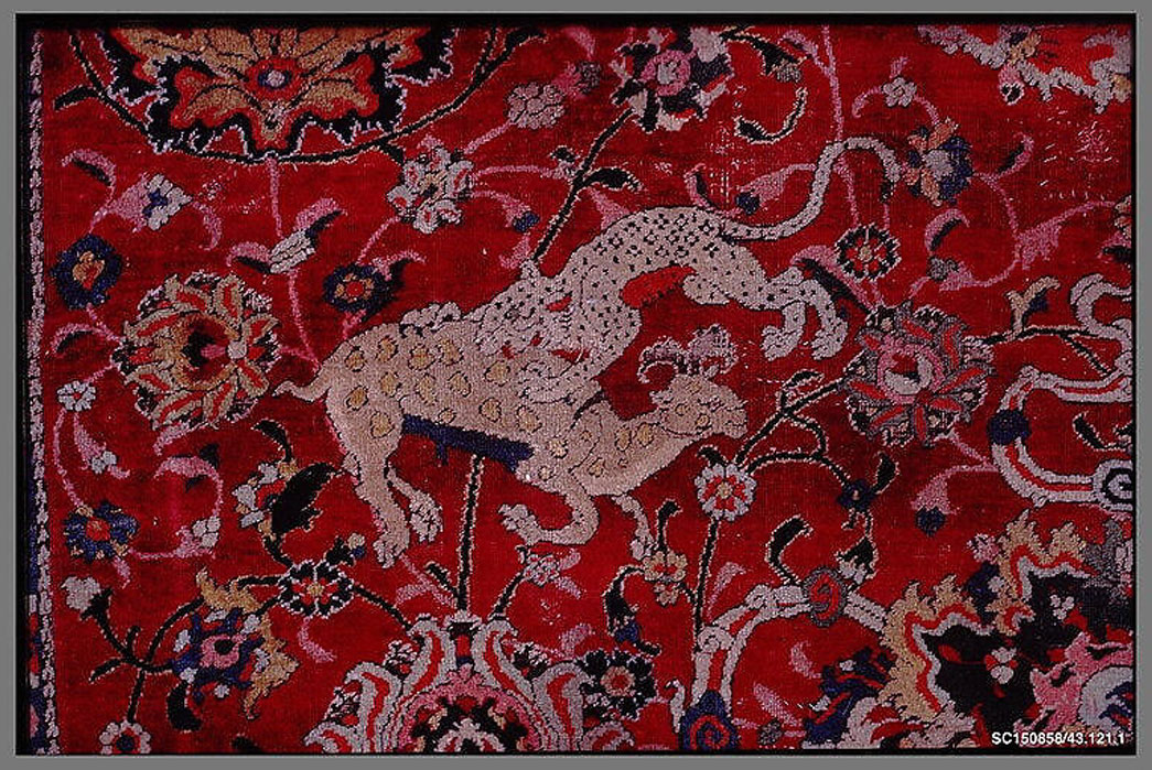 Persian-Rugs---History-&-Buyer's-Guide-Detail-of-a-16th-century-rug-from-the-Safavid-royal-court.-Image-via-The-Met.