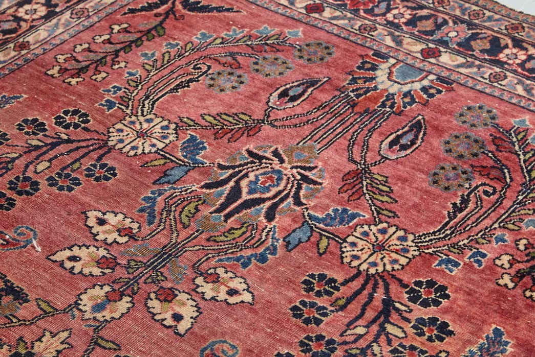 Persian-Rugs---History-&-Buyer's-Guide-Detail-of-a-vintage-rug-from-King-Kennedy.-Image-via-King-Kennedy.