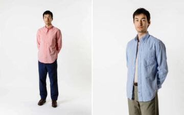 We're-Suckers-for-Gitman's-Latest-Seersuckers-model-front-pink-and-blue