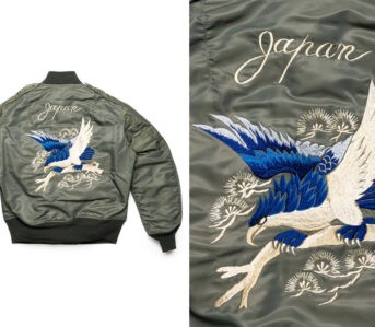 Buzz-Rickson's-Releases-30th-Anniversary-L-2B-Flight-Jacket-back-and-back-details