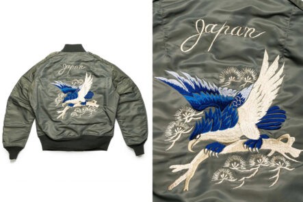 Buzz-Rickson's-Releases-30th-Anniversary-L-2B-Flight-Jacket-back-and-back-details