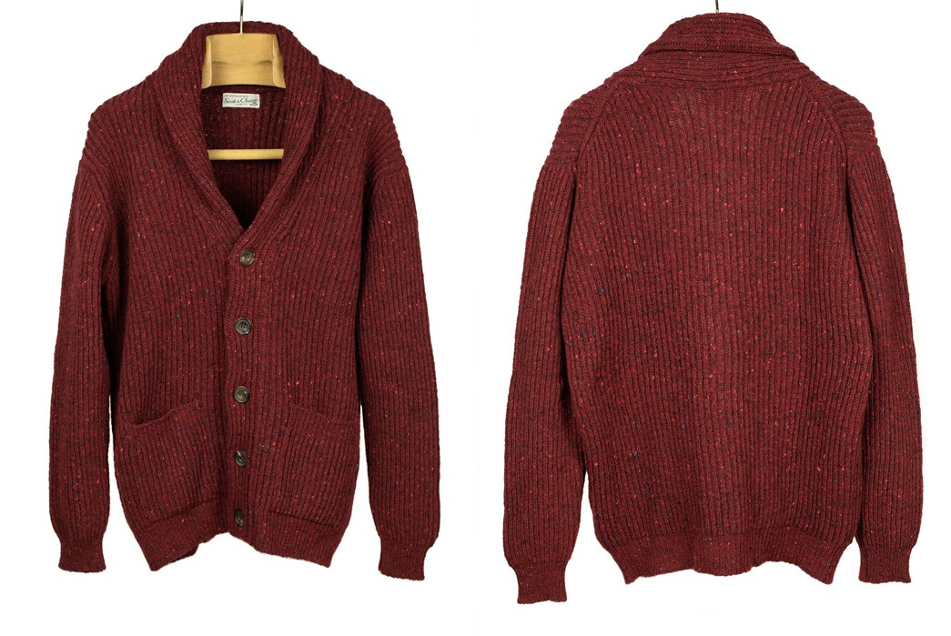 Five-Plus-One---Shawl-Collar-Cardigans-red-front-and-back