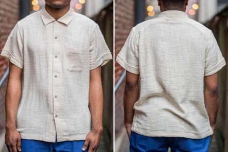 Get-into-Some-Gauze-with-3sixteen's-Latest-Vacation-Shirt-Model-front-and-back