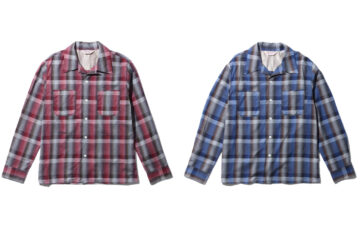 Jelado-Takes-Cues-From-1950s-Leisure-Shirts-For-its-Latest-Duo-of-Westcoast-Shirts-Red-and-blue-front