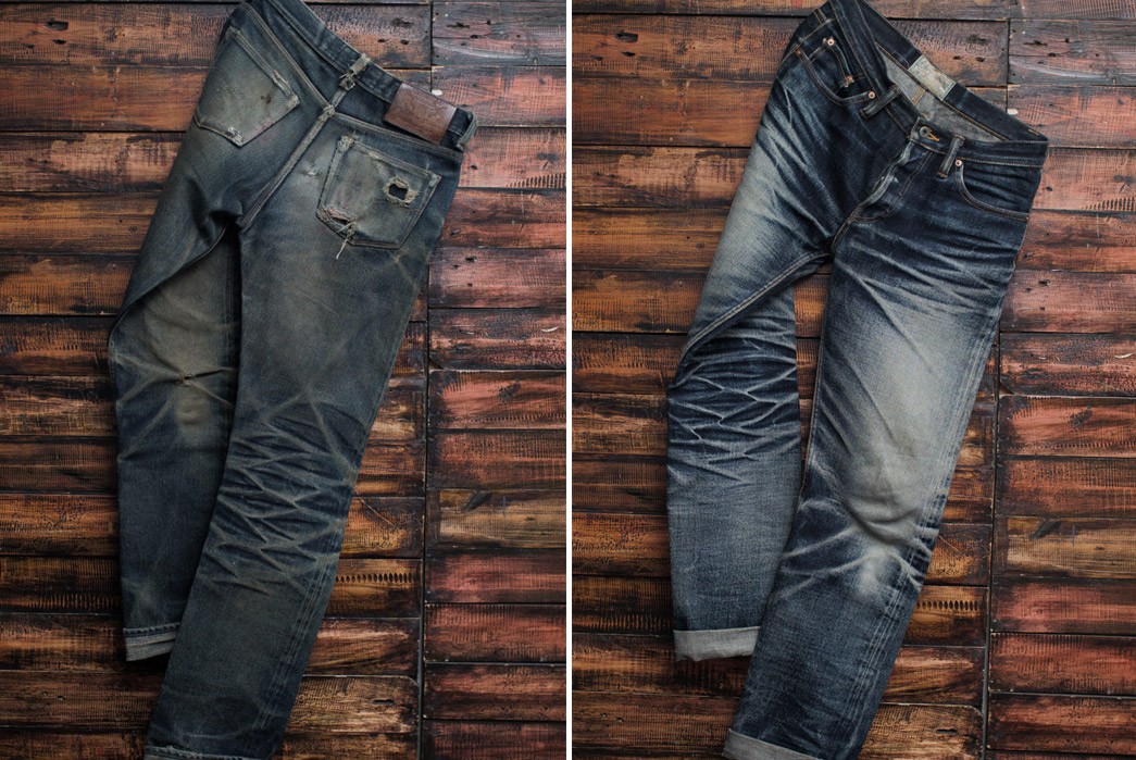 Oldblue-Co.-Opens-Limited-Pre-Orders-for-23-oz.-'The-Beast'-Raw-Selvedge-Denim-Jeans-dark-blue-and-blue-front