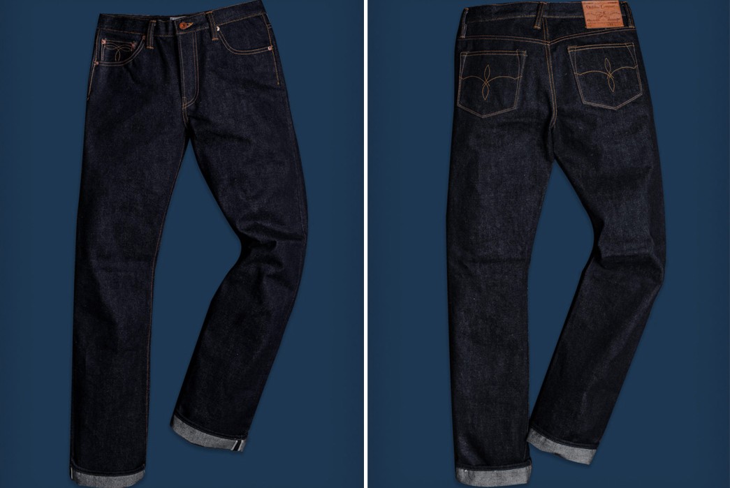 Oldblue-Co.-Opens-Limited-Pre-Orders-for-23-oz.-'The-Beast'-Raw-Selvedge-Denim-Jeans-Front-and-back