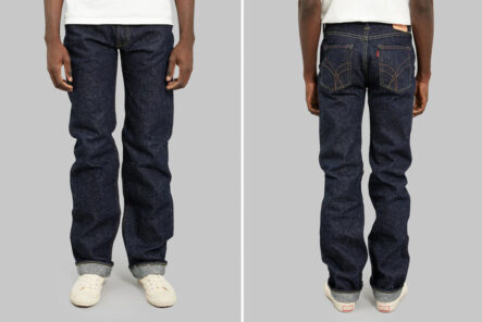 The-Strike-Gold-Goes-All-Natural-With-Its-'Keep-Earth'-0103KE-Selvedge-Denin-Jeans-model-front-and-back