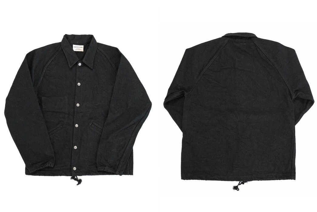 Be-a-Sun-Dodger-in-Samurai's-Murdered-Out-17-oz.-Selvedge-Denim-Coach-Front-and-back