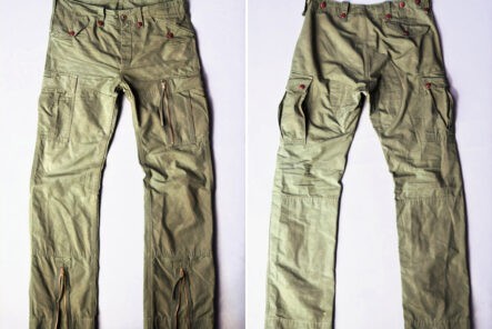 Flight-Pants---Five-Plus-One-Green-front-and-back