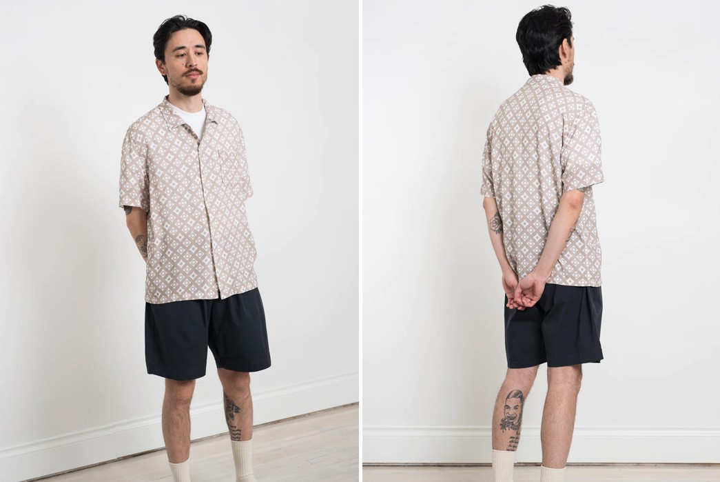 Patterned-Viscose-Shirts---Five-Plus-One-Road-Shirt-Saturday-Front-and-back model
