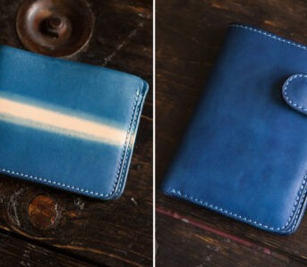 Pigeon-Tree-Crafting-Opens-2023-Pre-orders-for-Indigo-Dyed-Leather-Goods-wallet-front-and-back
