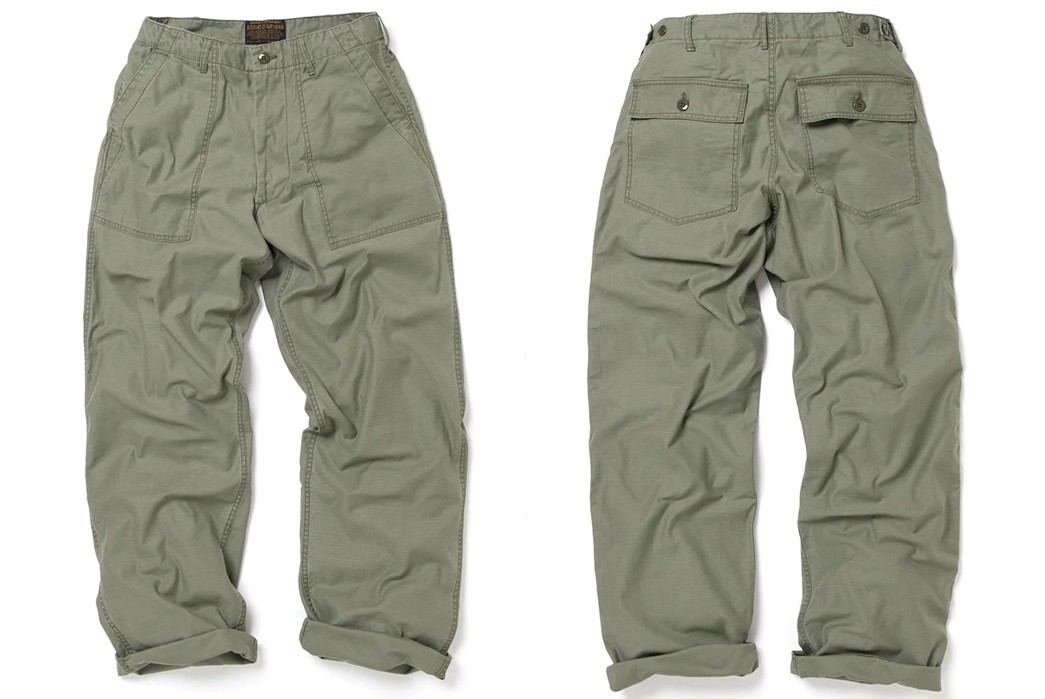The-Heddels-Fatigue-Pant-Guide-2023-1845-AG-Baker-Pants-Army-Green