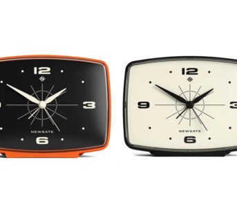 Wake-up-In-Style-with-Newgate's-Brooklyn-Alarm-Clock-Orange-orange-with-black-and-black-with-white-front