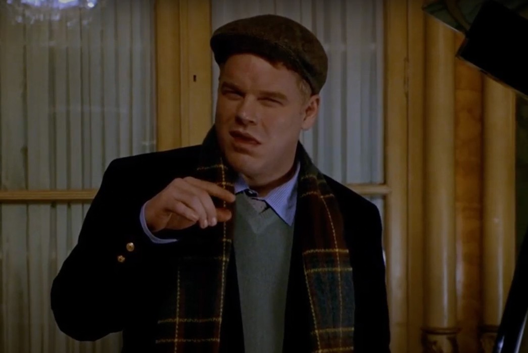 Working-Titles---The-Talented-Mr.-Ripley-Freddie-in-his-club-jacket-and-tartan-scarf.-Image-via-Paramount-Pictures.