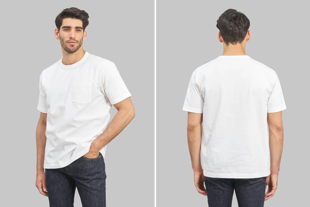 Working-Titles---Wildlife-(2018)-Whitesville-Heavyweight-Pocket-T-shirt-in-white-from,-$73-from-Redcast-Heritage