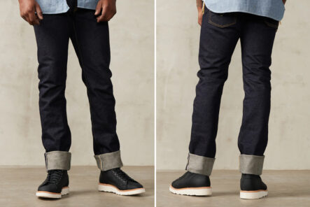 Fix-Up-Your-Denim-Game-with-Iron-Heart's-Broken-Twill-14-oz.-IH-777-SBR14-Front-and-back-model-bottom-part