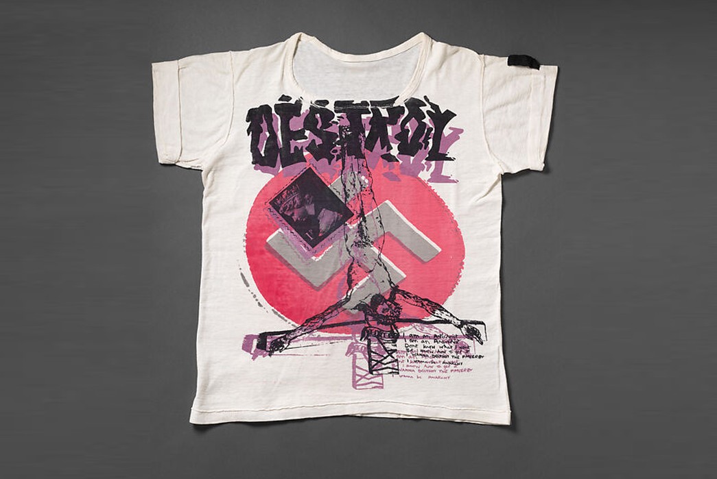 History-&-Evolution-of-the-Graphic-Tee-An-early-Vivienne-Westwood-punk-style-graphic-tee.-Image-via-The-Met.