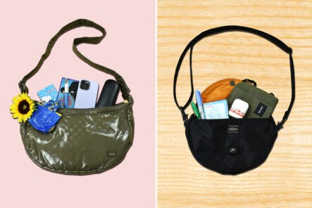 Isami-Lifestore-Drops-New-Curated-Batch-of-Secondhand-Porter-Bags-green-and-black-front