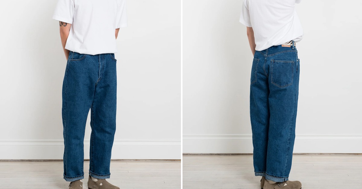 These HATSKI Wide-Tapered Selvedge Denim Jeans Contain 27% Japanese ...