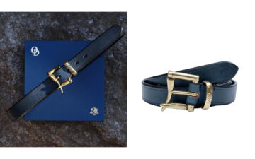 The-Okayama-Denim-x-Inception-Fireman-Belt-is-Indigo-Dyed-front-with-box-and-front-rolled