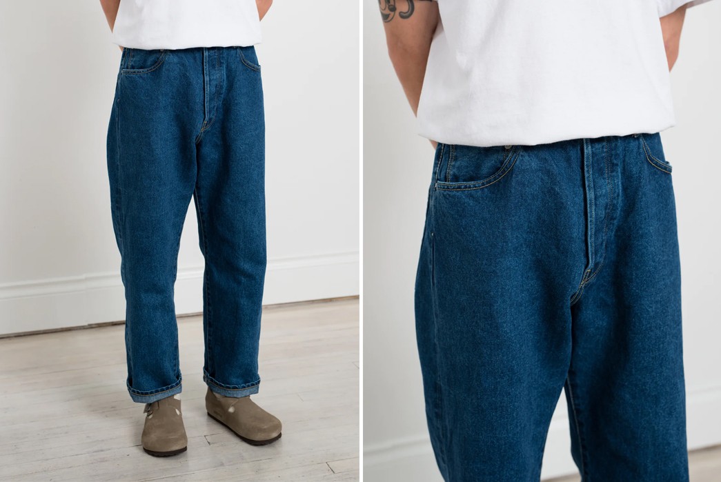 These HATSKI Wide-Tapered Selvedge Denim Jeans Contain 27% Japanese ...