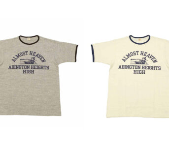 Warehouse-&-Co.-Made-Heavenly-Ringer-Tees-grey-and-beige-front
