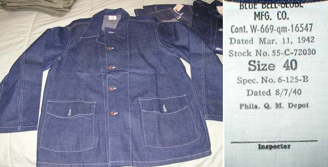 Wartime-Blues-Part-2---Denim-Uniforms-of-the-U.S.-Army-A-M1940-Coverall-produced-by-Blue-Bell-Globe-Co.-(Pre-Wrangler)-via-US-Militaria-Forum