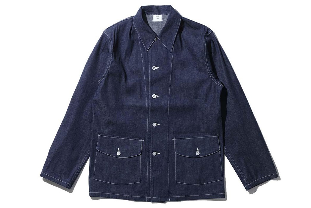 Wartime-Blues-Part-2---Denim-Uniforms-of-the-U.S.-Army-Anatomica-US-Army-1940-Denim-Jacket-Indigo,-available-for-$440-($396-for-Heddels+-members)-from-Clutch-Cafe