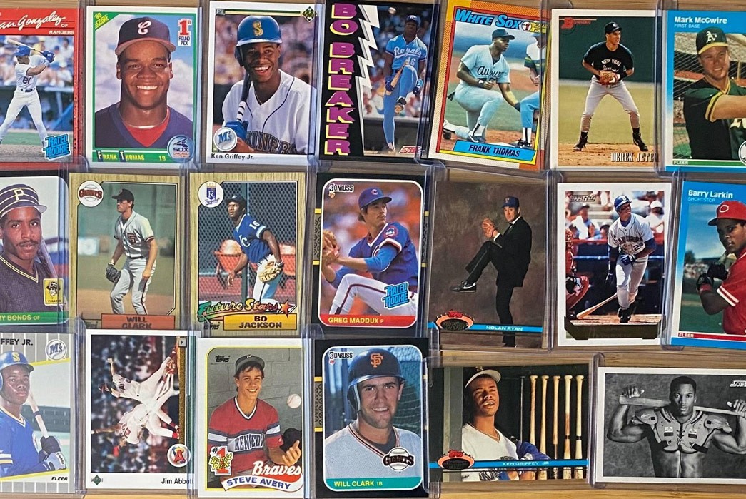 How-Baseball-Influenced-Menswear-Pt.-1-Baseball-cards-from-1987-1993-via-SportingNews.com