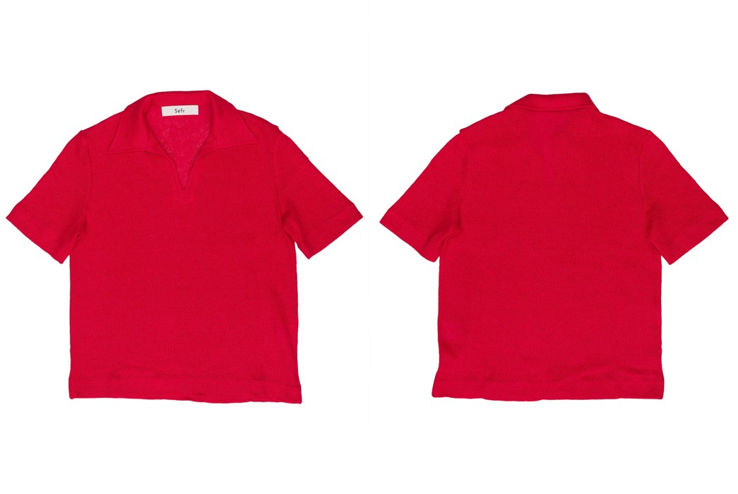 Short-Sleeved-Linen-Shirts---Five-Plus-One-Mate-Shirt-in-Red-Linen