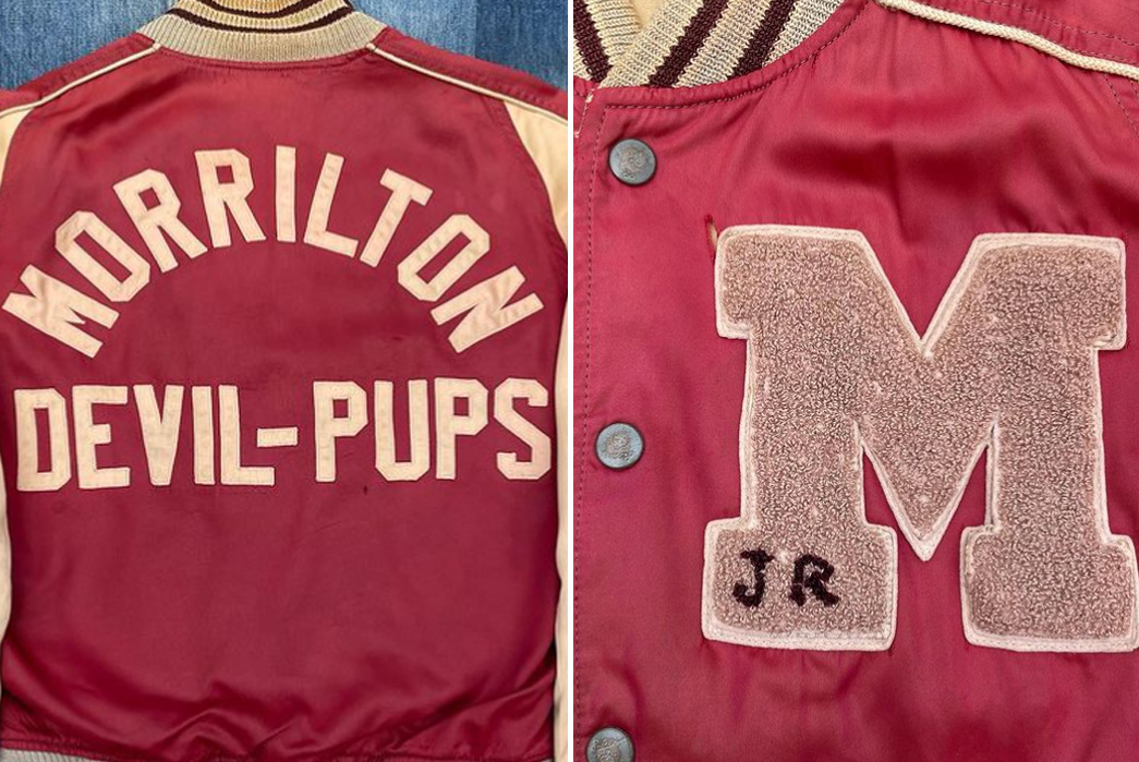 The-History-of-Varsity-Jackets-Detail-of-a-1940s-era-varsity-jacket-made-by-Butwin-and-sold-by-Spaulding-Sporting-Goods-(not-to-be-confused-with-Spalding!).-Image-via-@unusualatmosphereInstagram.
