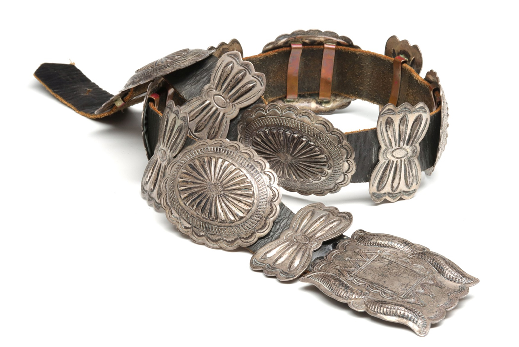 All-About-Conchas---Native-Silver-A-vintage-silver-concha-belt-with-the-soldered-copper-bands-visible-on-the-back.-Image-via-Wild-Moon-Marketplace.