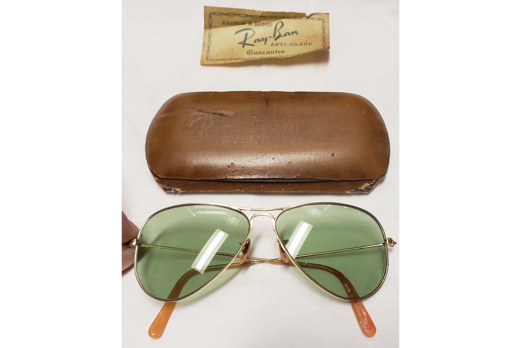 An-In-Depth-History-of-Sunglasses-A-pair-of-1937-Bausch-&-Lomb-Ray-Ban-sunglasses.-Image-via-eBay.