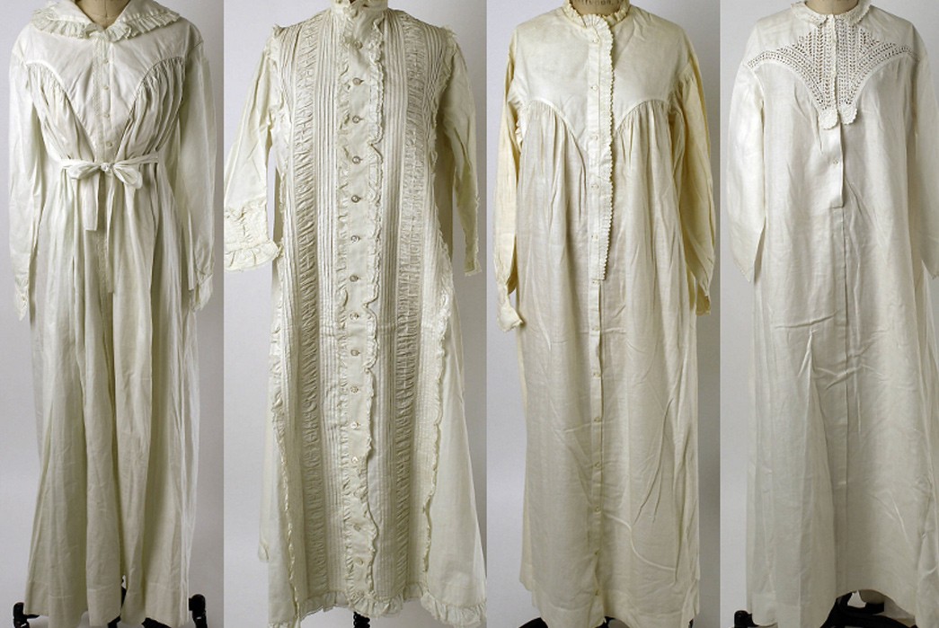 History-of-Pajamas---Title-TBD-early-19th-century-(circa-1820s-1860s)-nightgowns-via-katetattersall.com