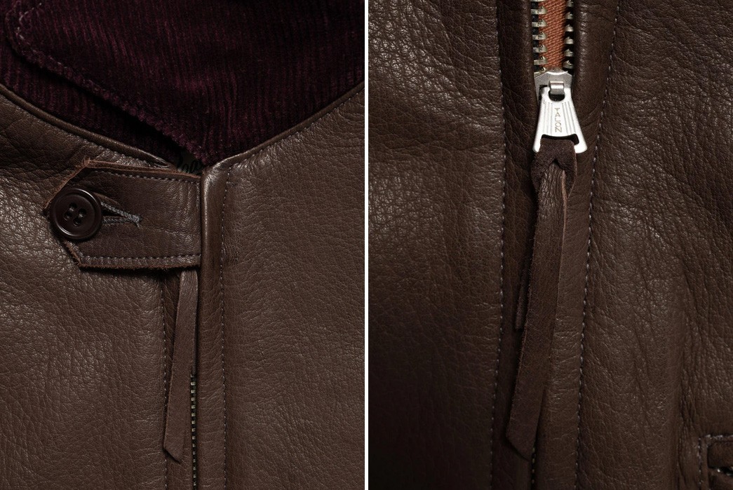 The-Real-McCoy's-30s-Sports-Jacket-is-a-Work-of-Art-button-details-and-zipper-details