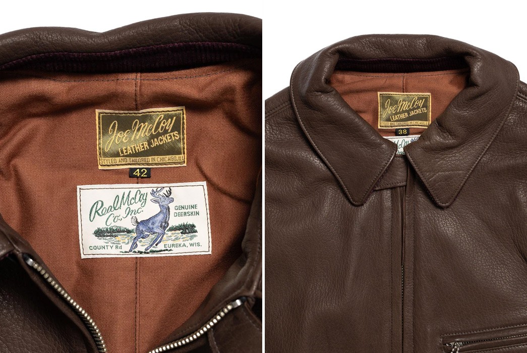 The-Real-McCoy's-30s-Sports-Jacket-is-a-Work-of-Art-Front-etiket-and-top-front-part