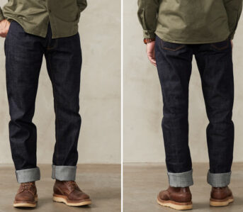 Benzak's-BDD-707-Arrives-in-Collect-Mills-Heavy-Slub-Selvedge-Front-and-back-bottom-part-model