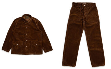 Buzz-Rickson's-Made-the-Early-20th-Century-US-Army-Working-Uniform-in-Corduroy-shirt-and-pants-front