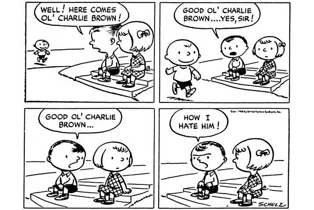 Happiness-is-a-Warm-Puppy---A-History-of-Peanuts-The-first-Peanuts-strip-from-October-2-1950-via-Spokesman