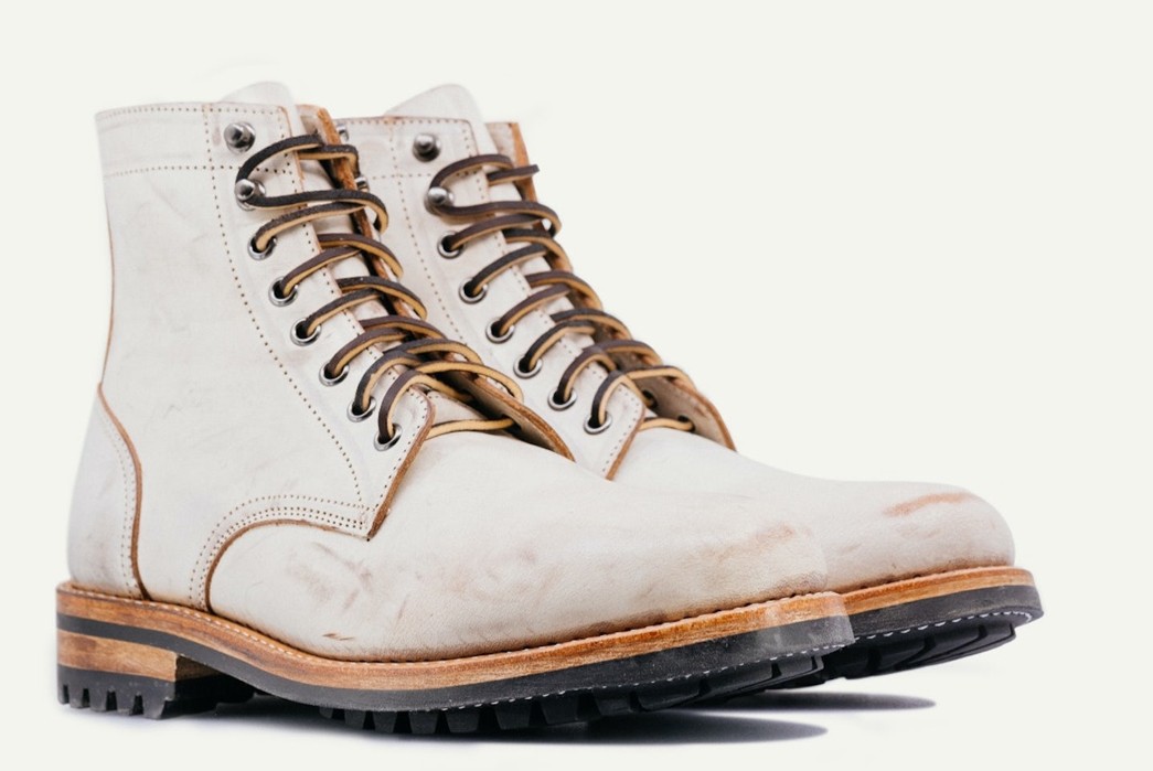 Lugged-Leather-Boots---Five-Plus-One-Trench-Boot-in-Whitewash-Overdye-Abetone