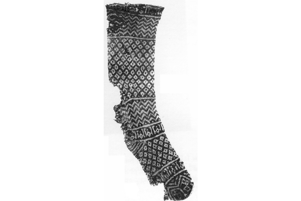 The-History-&-Development-of-Socks-Medieval-Muslim-socks-recovered-in-Egypt.-Image-via-Ravelry.