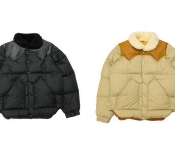 Hinoya-Stocked-up-on-Rocky-Mountain-Featherbed's-Most-Iconic-Jacket-black-and-beige-front