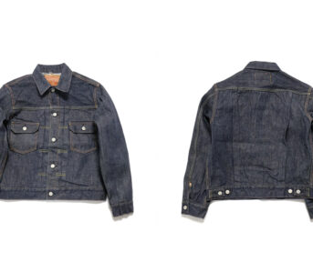 Sugar-Cane's-14.25-oz.-1953-Denim-Jacket-is-Back-in-Stock-at-Hinoya-Front-and-back