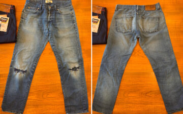 Fade-Friday---Naked-&-Famous-Indigo-Duck-Canvas-(5-Years,-20-Washes)-Front-and-back