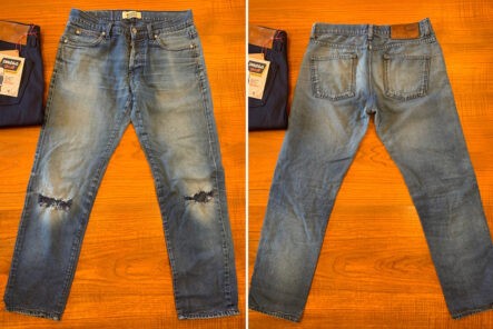 Fade-Friday---Naked-&-Famous-Indigo-Duck-Canvas-(5-Years,-20-Washes)-Front-and-back