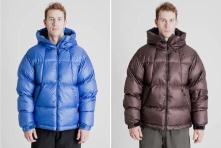 Laugh-in-the-Face-of-Frost-with-Goldwin's-Pertex-Quantam-Down-Parka-blue-and-brown-front-model