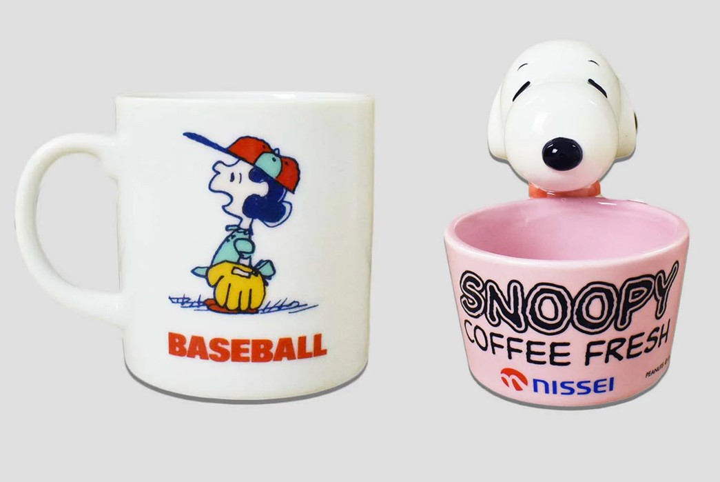 Peanuts-Pt.-2-Lucy-Van-Pelt-Baseball-Mug-and-Snoopy-x-Nissei-Sugar-Bowl-via-Isami-Lifestore